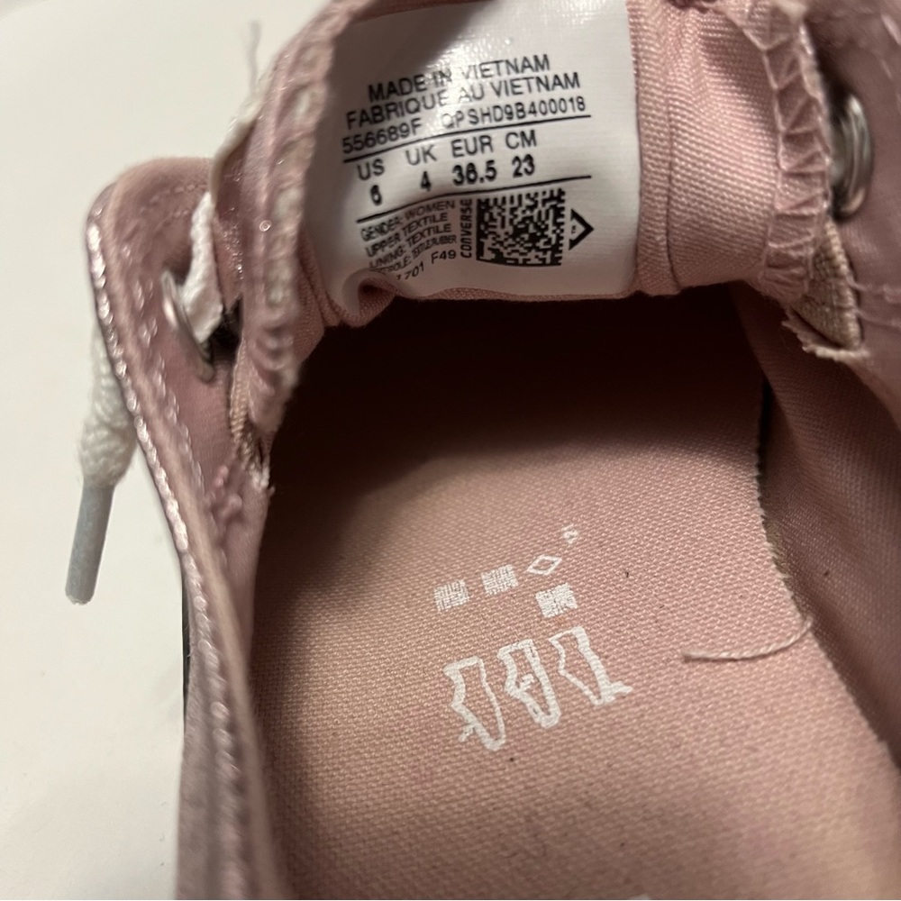 Converse Metallic Pink Sneakers - Picture 13 of 14